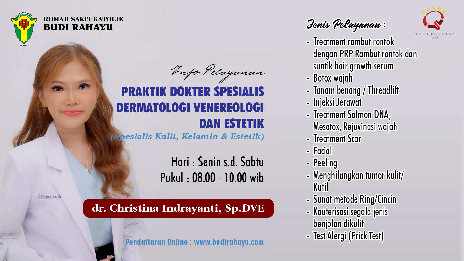 Klinik Kulit, Kelamin dan Estetik.